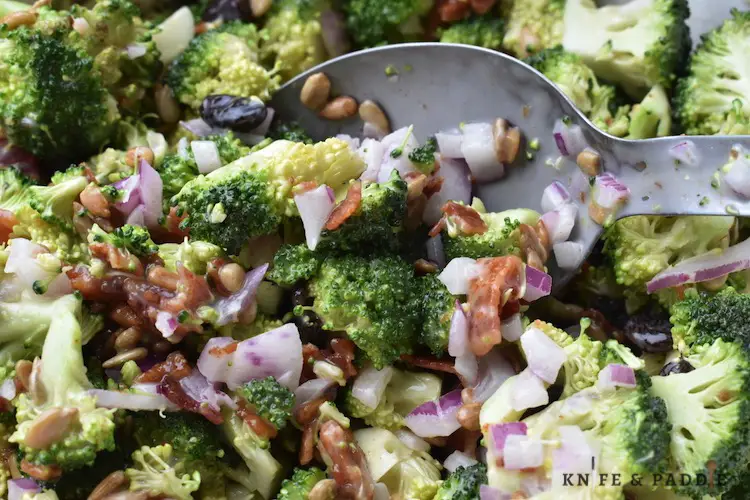 Broccoli Salad with Bacon and Raisins