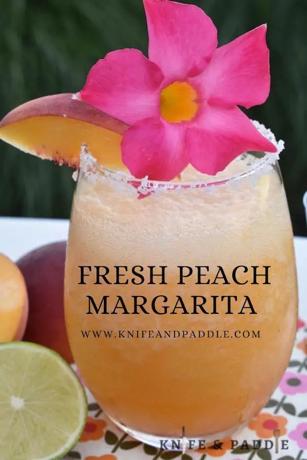 Fresh Peach Margarita