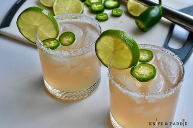 Spicy Paloma (Grapefruit & Tequila Cocktail with Jalapeño Simple Syrup)