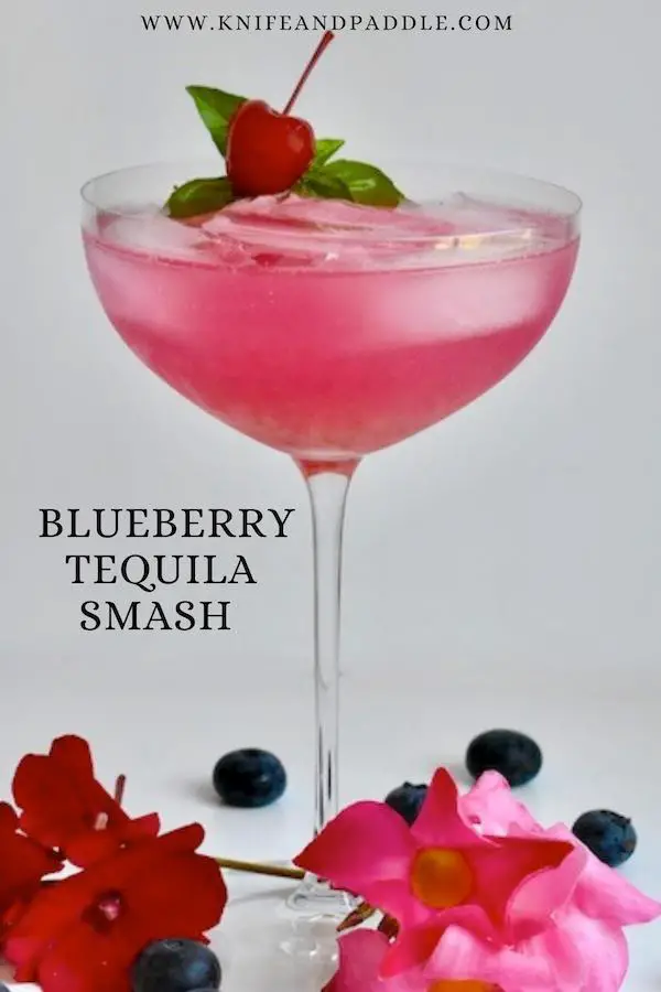 Blueberry Tequila Smash