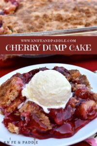 Cherry Dump Cake • www.knifeandpaddle.com