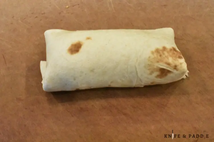 Rolled up tortilla