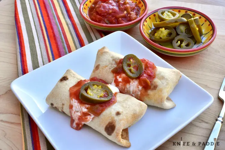 Air Fryer Beef Chimichangas