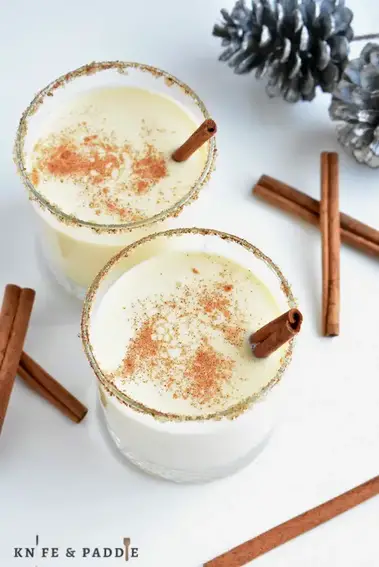 Fireball Eggnog - Shake Drink Repeat