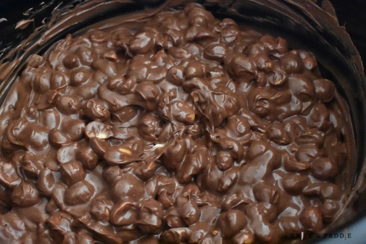 Crockpot candy with nuts