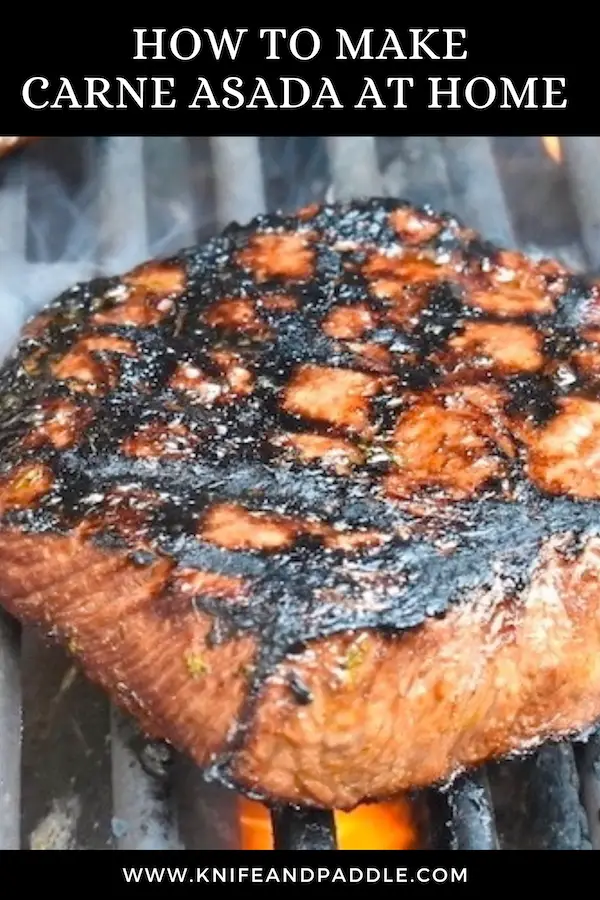 Flat iron on a hot grill with char lines