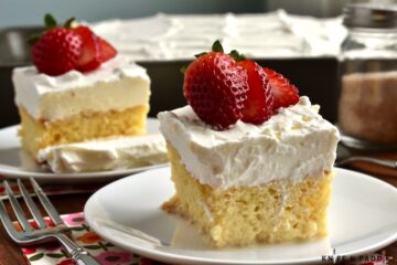 Semi-Homemade Tres Leches Cake • www.knifeandpaddle.com