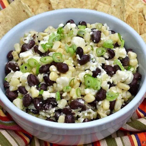 Easy Corn And Black Bean Dip • Www.knifeandpaddle.com