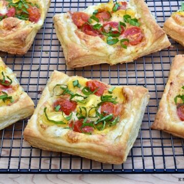 Easy Tomato and Brie Tart