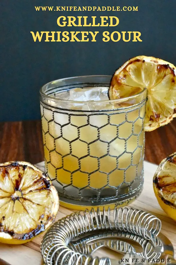 Fresh squeezed citrus juice, simple syrup and Sarezac rye shaken until cold and strained into a prepared rocks glass