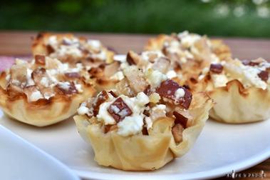 Pear and Cream Cheese Fillo Cups / Recipe Recap - PB + P Design