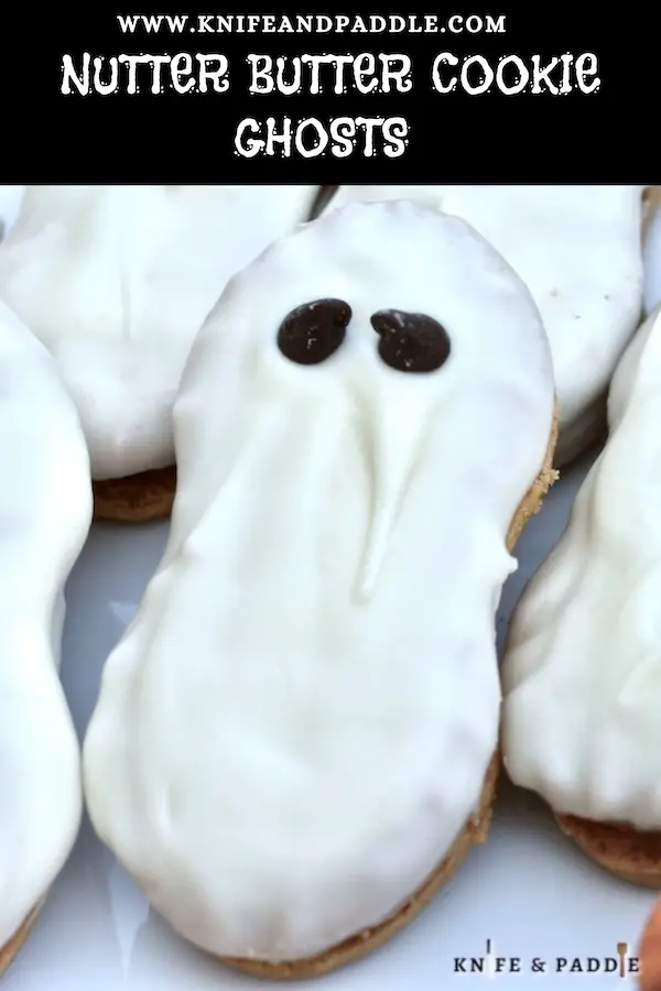 Nutter Butter Cookie Ghosts