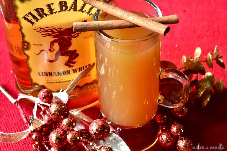 Fireball whiskey beverage
