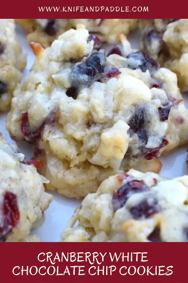 Cranberry White Chocolate Chip Cookies 