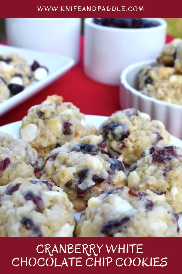 Cranberry White Chocolate Chip Cookies 