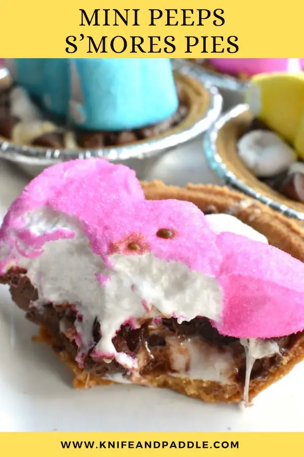 Gooey marshmallows and melted chocolate chips in a bite-sized graham cracker crust