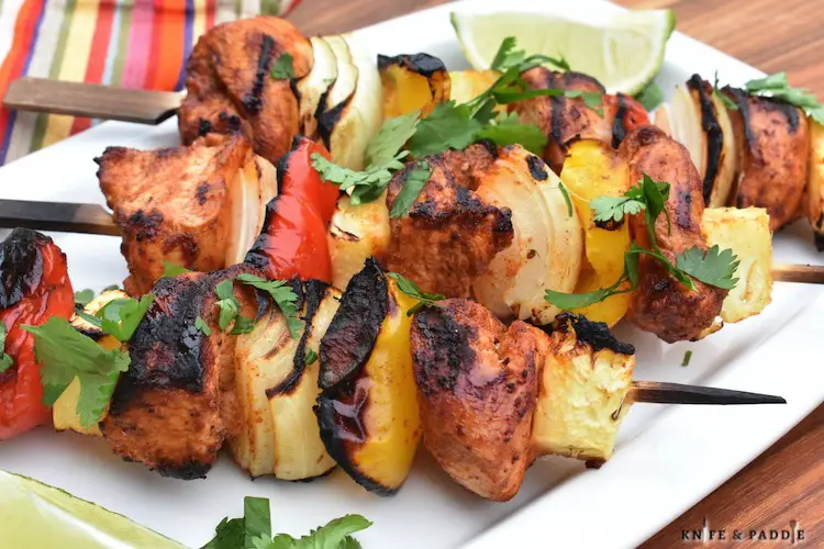 Easy Grilled Chicken Kabobs