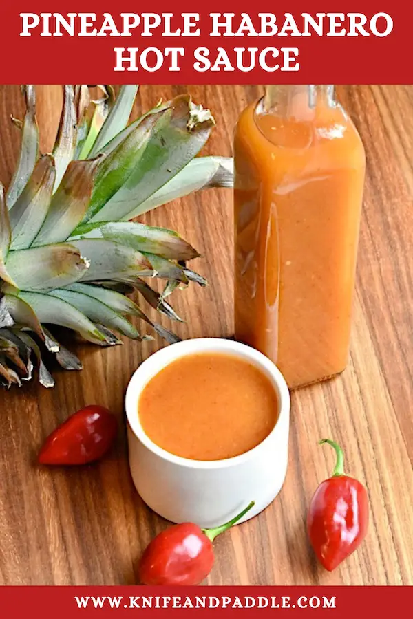 Fire in a bottle- condiment made with peppers and tropical fruit