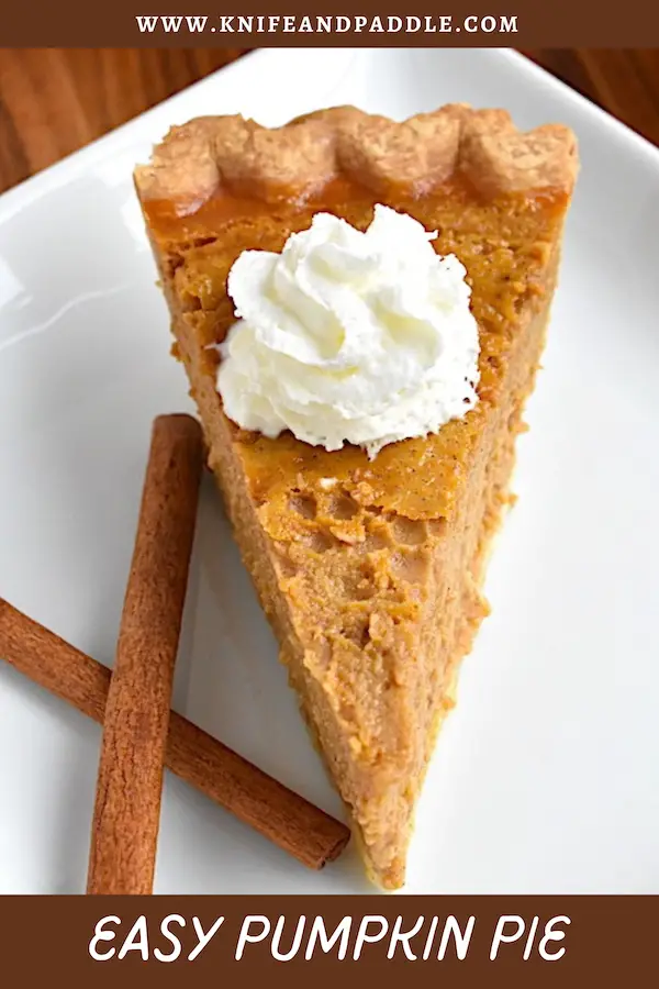 Thanksgiving Day dessert topped with whipped cream