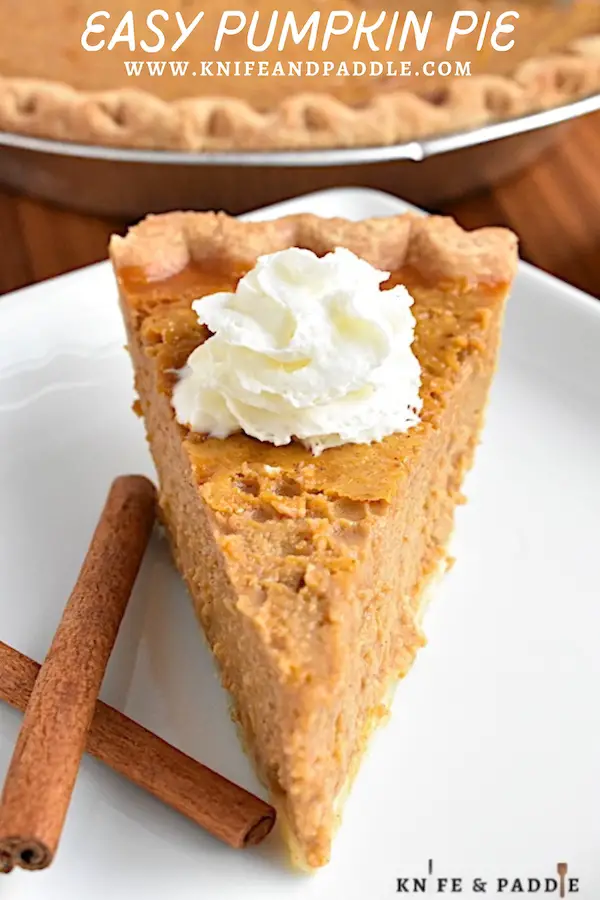 Thanksgiving Day dessert topped with whipped cream