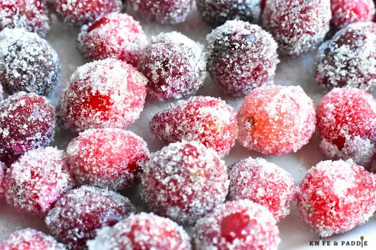 Sugared cranberries