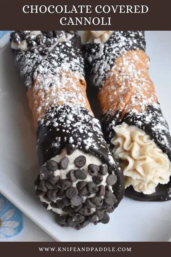 Popular Italian Dessert sprinkled with powdered sugar