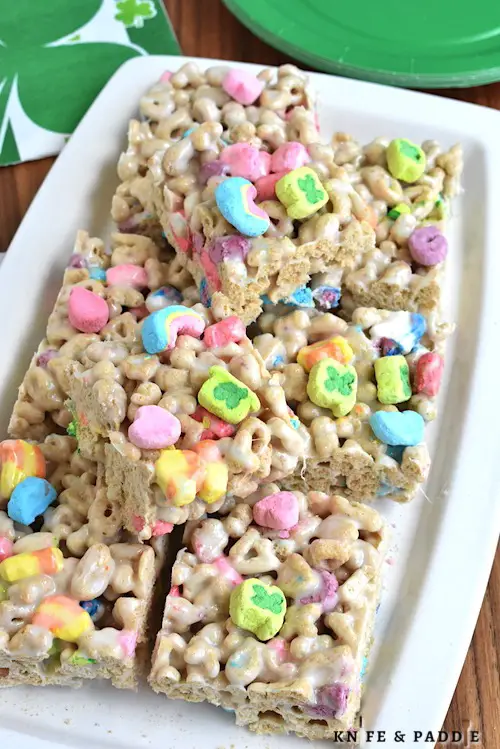 Gooey cereal bar treats