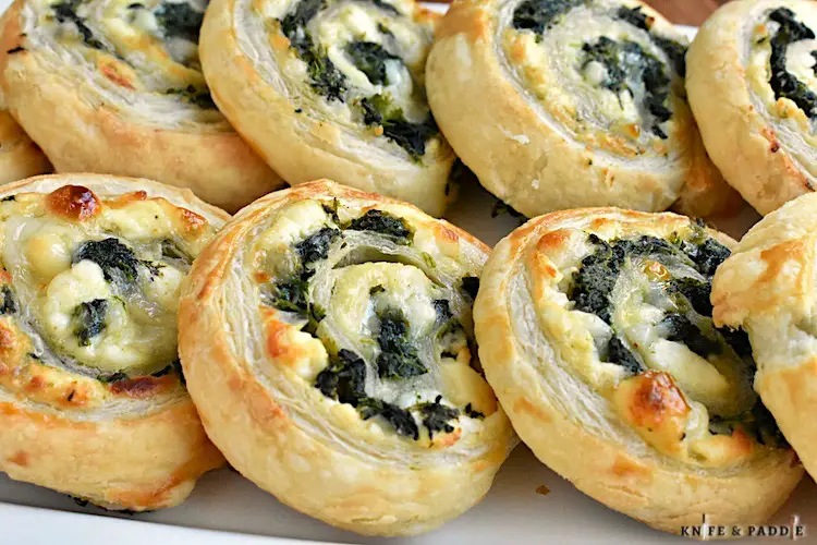 Spinach Feta Pinwheels